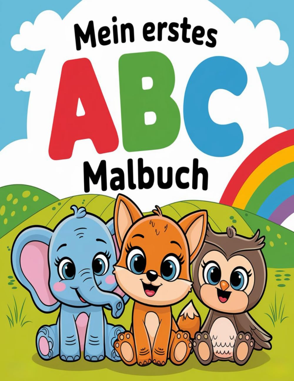 mein erstes abc malbuch: Ideal für Vorschule, Kindergarten & Grundschule