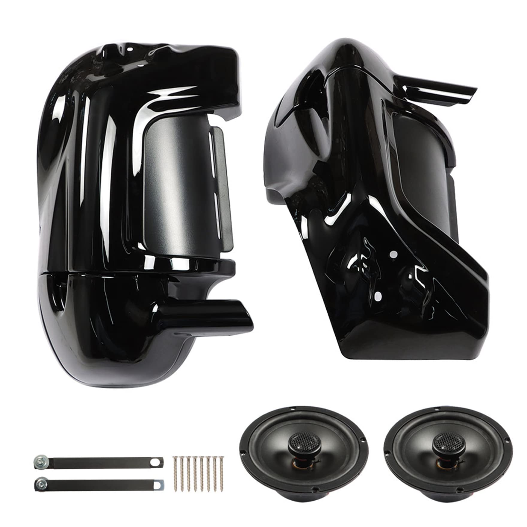 Fairing Lower Vented Leg Fairing 6.5 Speakers Replacement for Touring Road King Electra Street Glide Ultra Classic 2014-2022