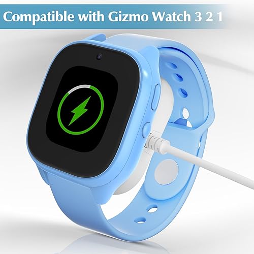 Miniatura 2 de Paquete de 2 cargadores compatibles con Gizmo Watch 3 2 1, cable de carga de repuesto de 3.3 pies, accesorios de cargador magnético para Verizon