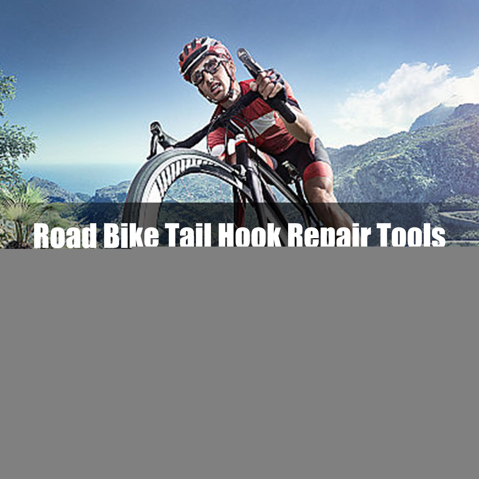 Genérico Road Tail Hook Aligner, Schaltauge-Ausrichtungslehre | Ausrichtungslehre für Schaltauge mit Härte - -Schaltauge-Winkel rechts symmetrischer Einsteller für Fahrrad-Reparaturwerkzeug