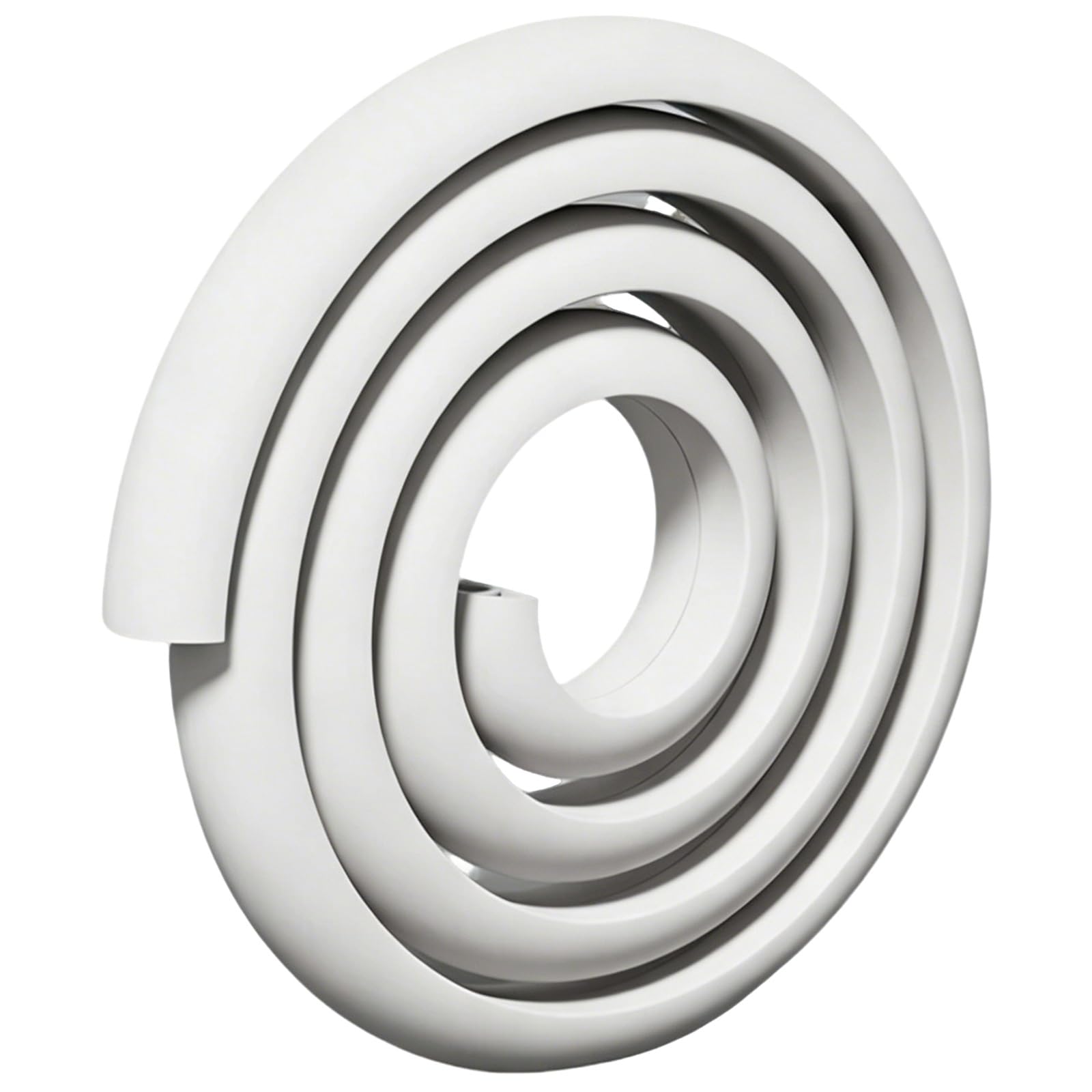 Gestión De Cables Debajo del Escritorio, Cubrecables De Suelo Autoadhesivo De PVC Blando, Evita Tropiezos, Canal Interior: 10 Mm / 0,39 Pulgadas(Blanco,1M)