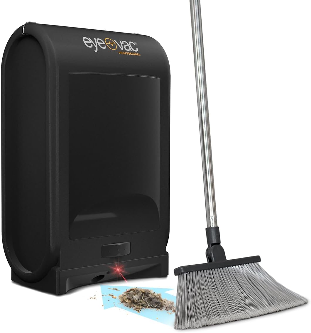 Salon Vacuum Cleaner – 2.7L Touchless Stationary Hair Vacuum, 1400W Powerful Suction, Infrared Sensor