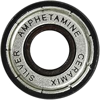 Vista 13 de Amphetamine Skateboard Speed Bearings - Set of 8 - Choose From Ceramic, Stainless Steel, Abec 5, 7 - Fits all Skateboard Wheels - Pre-Lubricated