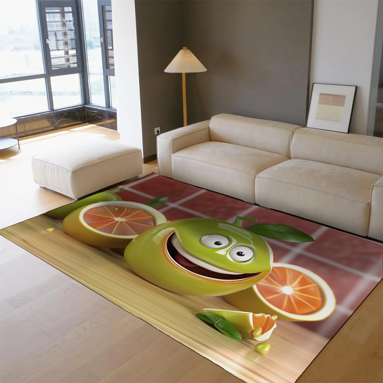 Tappeto 90x150 lavabili in lavatrice per bambini Stanza giochi Tappetino la camera da letto antiscivolo a pelo basso Moquette sottile cucina Sala pranzo Casa colonica Nursery