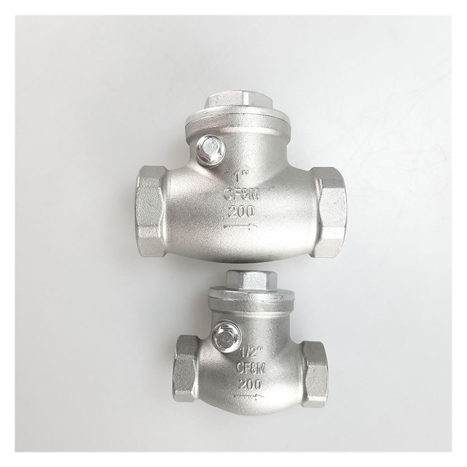 1 szt. Poziomy, zwrotny zawór ze stali nierdzewnej 304 z gwintem wewnętrznym 1/2 "3/4" 1" 1-1/4" （DN8-DN50）(DN32)