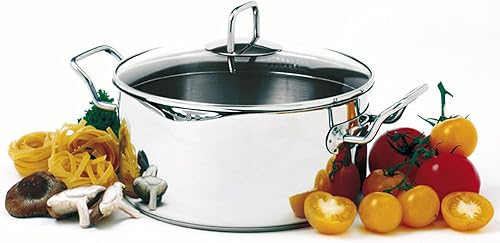 Miniatura 2 de Norpro KRONA - Olla ventilada de 5 cuartos de galón con tapa coladora, acero inoxidable, 645, plata