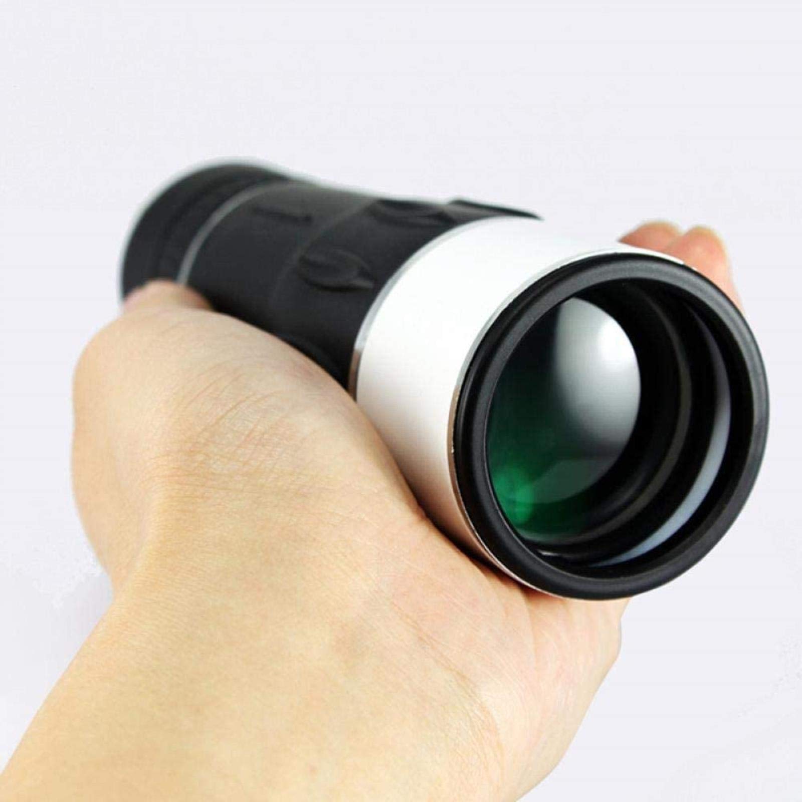 LYGXWJFC Teleskopy dla dorosłych Astronomia, okular monokularowy dużej mocy Teleskop wysokiej mocy 35X95 Monoculo dalekiego zasięgu na kemping LLL Lornetka z zoomem Lunety Blackmonocular