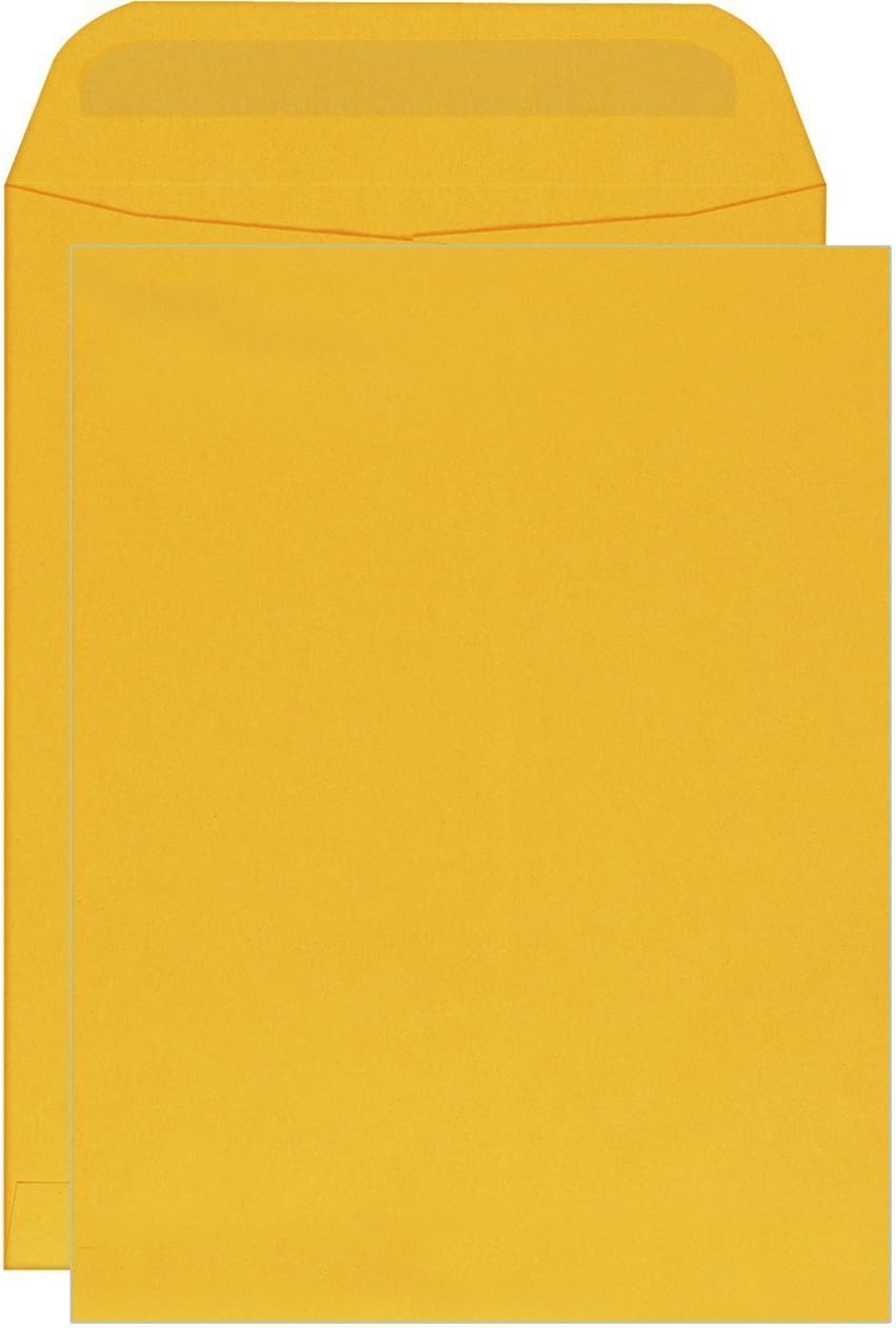10 X 13 Catalog Envelopes - Brown Kraft 28lb. Big Envelopes-open Side Envelopes - 50 Per Pack