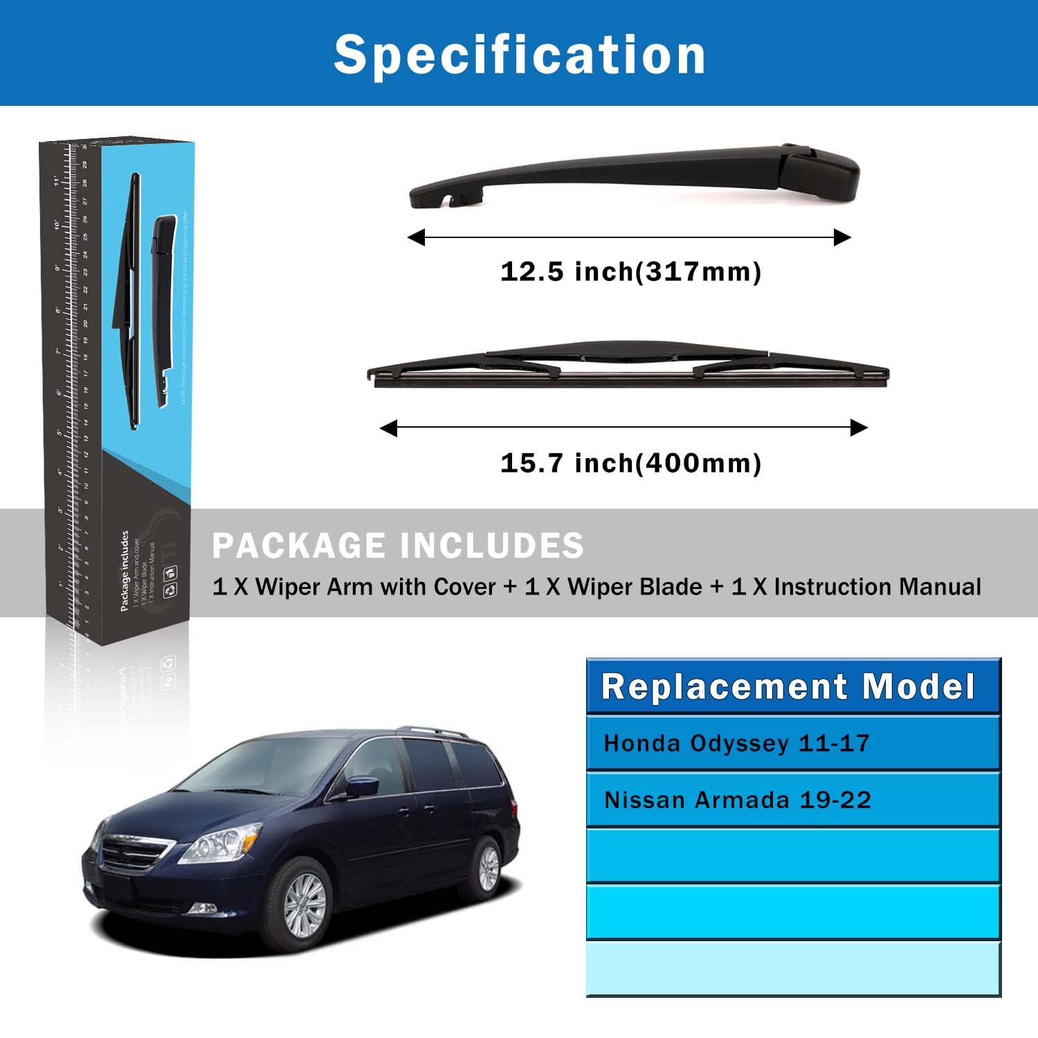 Limpiaparabrisas De Carro Honda Genuine 76720-TK8-A01