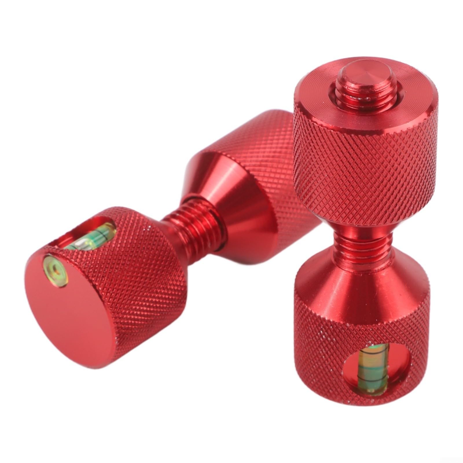 2Pcs 1-1/8 Pollice Due Fori Flangia Allineamento Pin Con Livello Integrato, Strumento Di Centraggio Flangia Tubo In Alluminio Per 1/2-14 Pollici 150LB