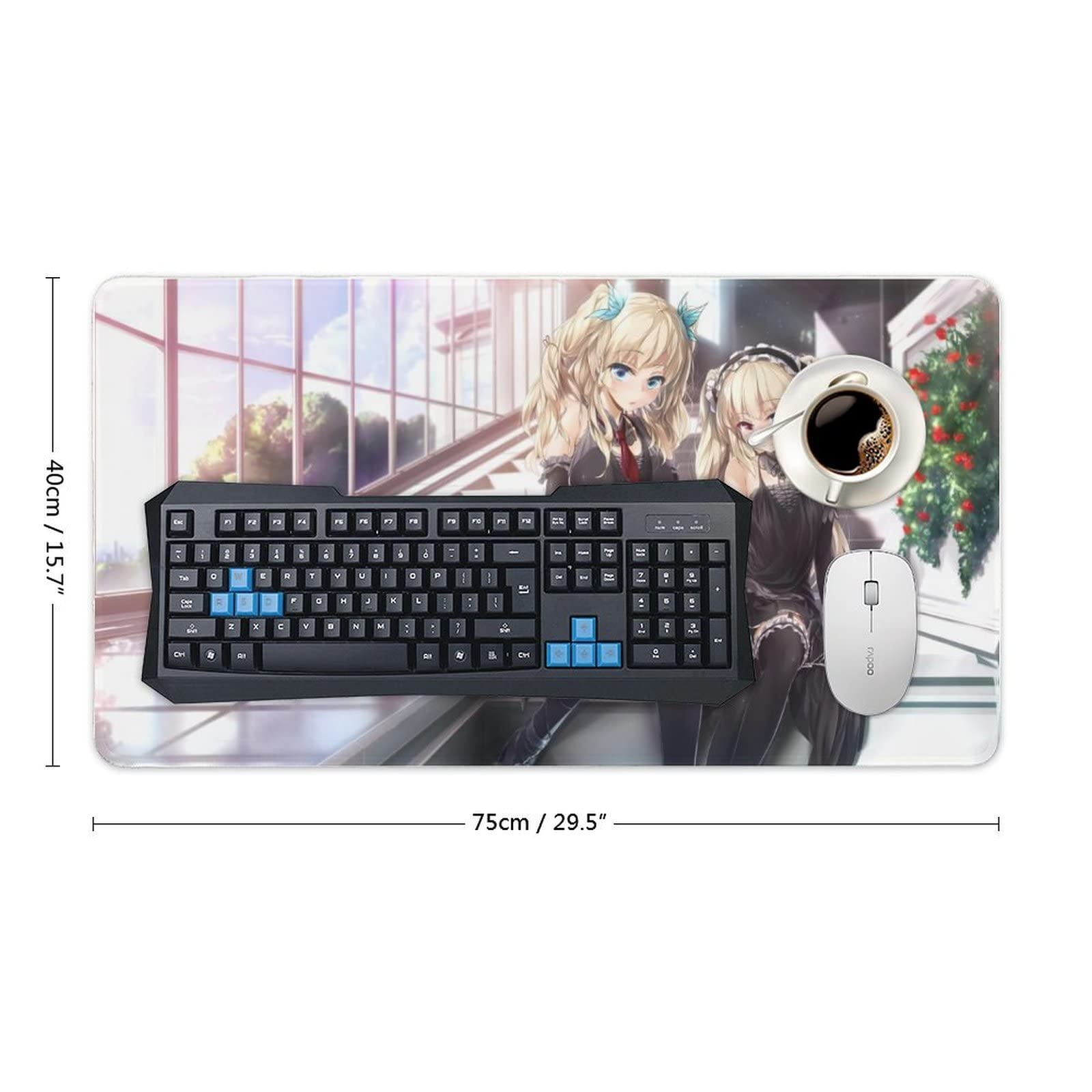 Amazon.co.jp：マウスパッド 大型 可愛い アニメ柄 僕は友達が