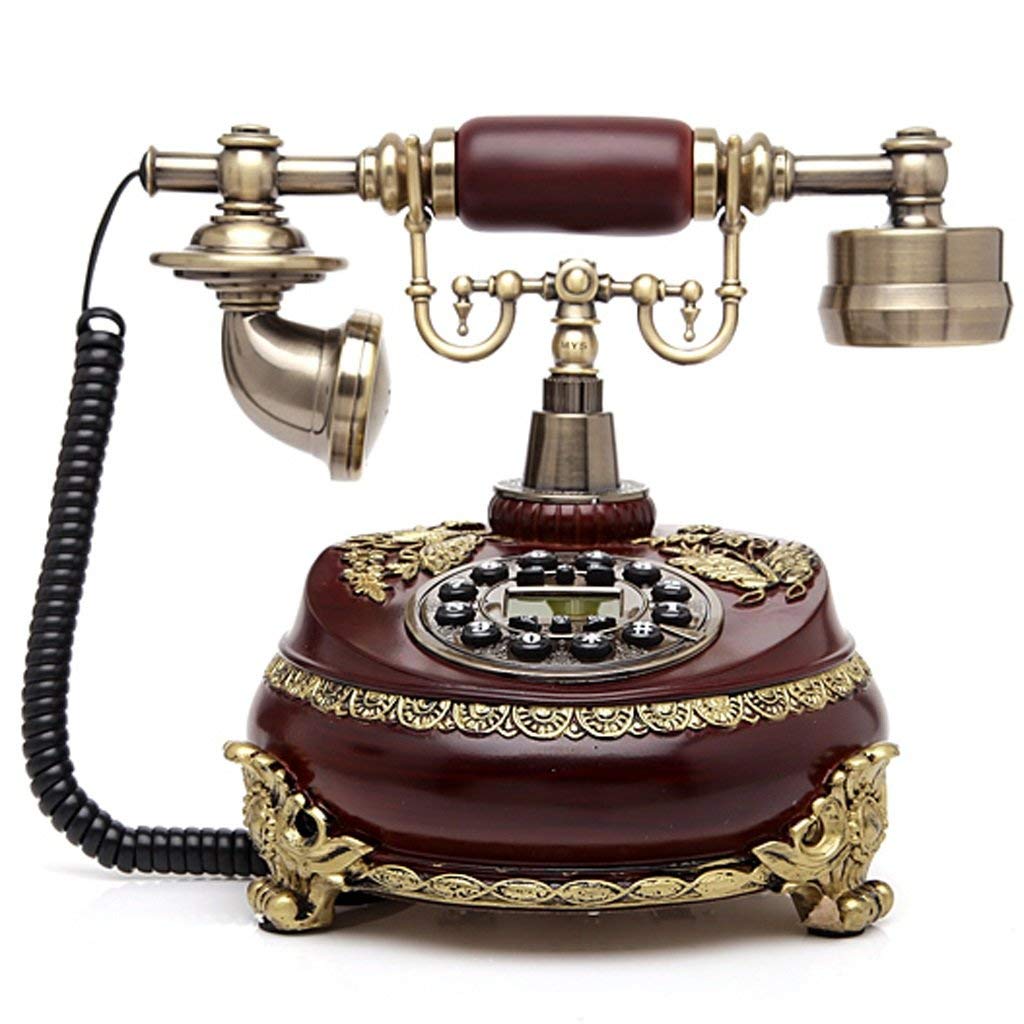 Kreatywny telefon antyczny europejski telefon retro w stylu vintage biuro w domu telefon stacjonarny
