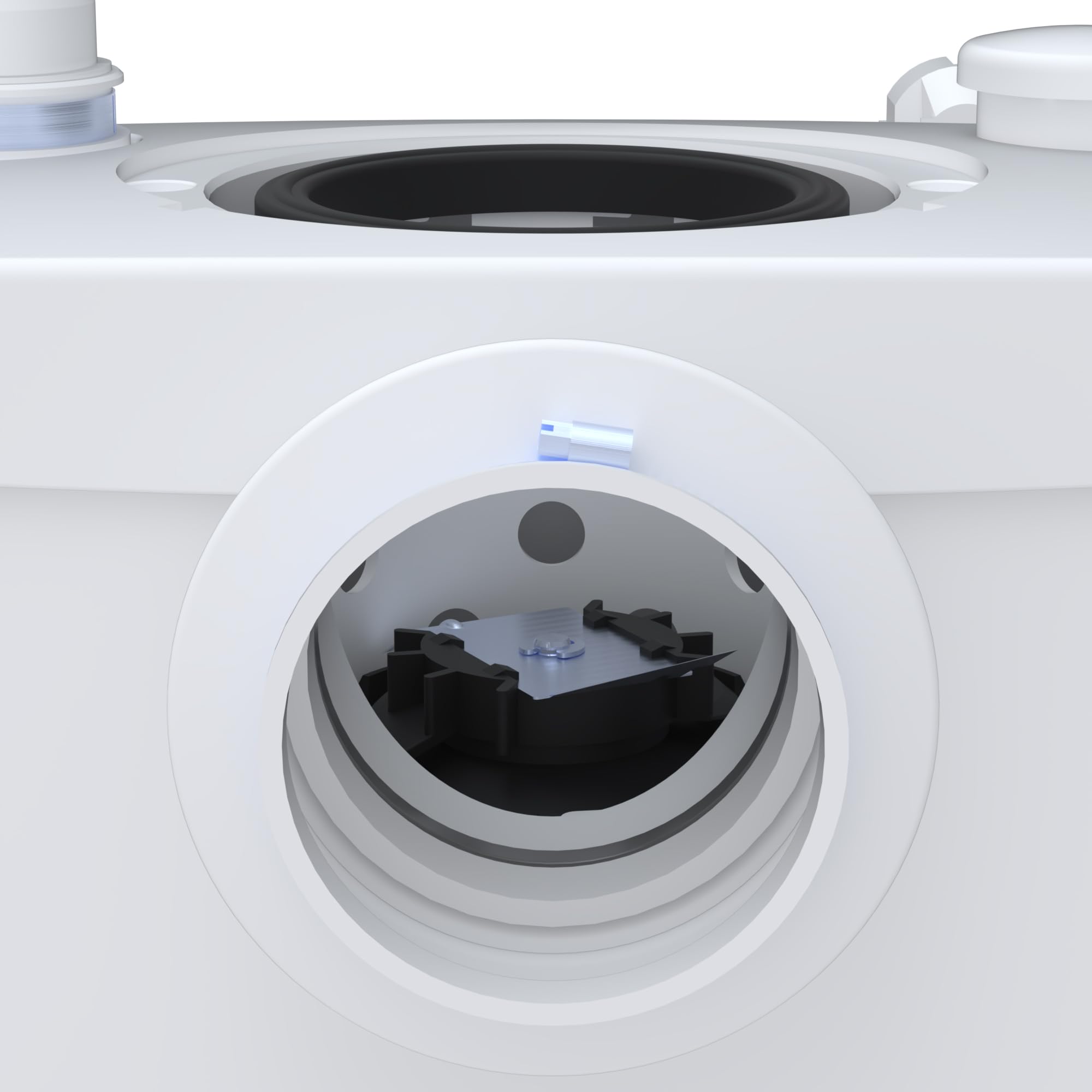 SFA - Sanibroyeur Silencieux (46 dB) Sanipro XR Up - Broyeur WC pour Salle de Bain Complète - Installation et Maintenance Facilitées - 43,2 x 23,9 x 31,9 cm - 400W - Made in France