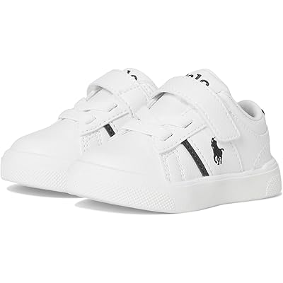Женские кроссовки Polo Ralph Lauren Kids Frazier PS (Toddler) white/navy