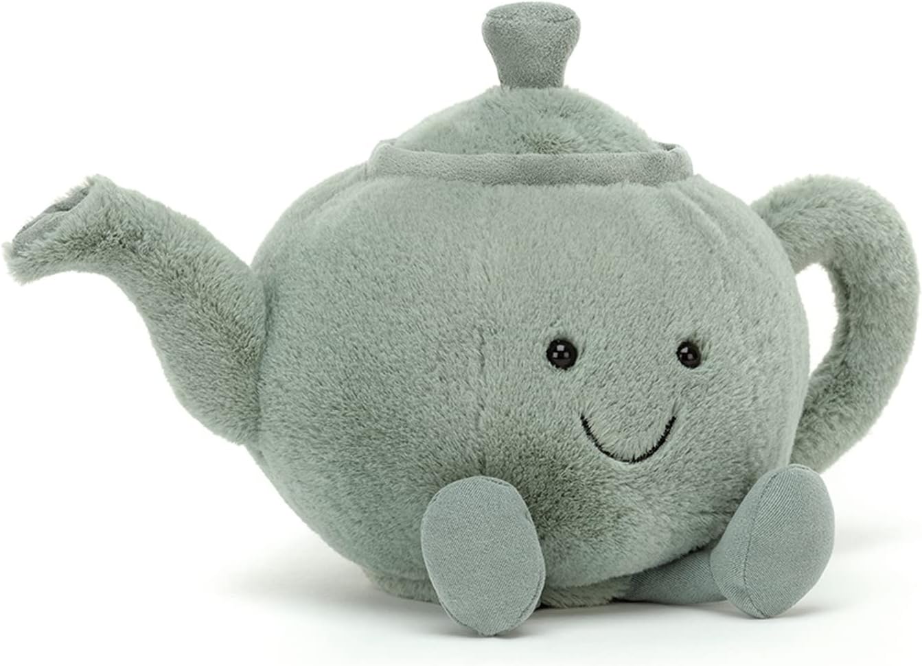 Jellycat Amuseables Teapot Stuffed Toy, 8 inches Teapot