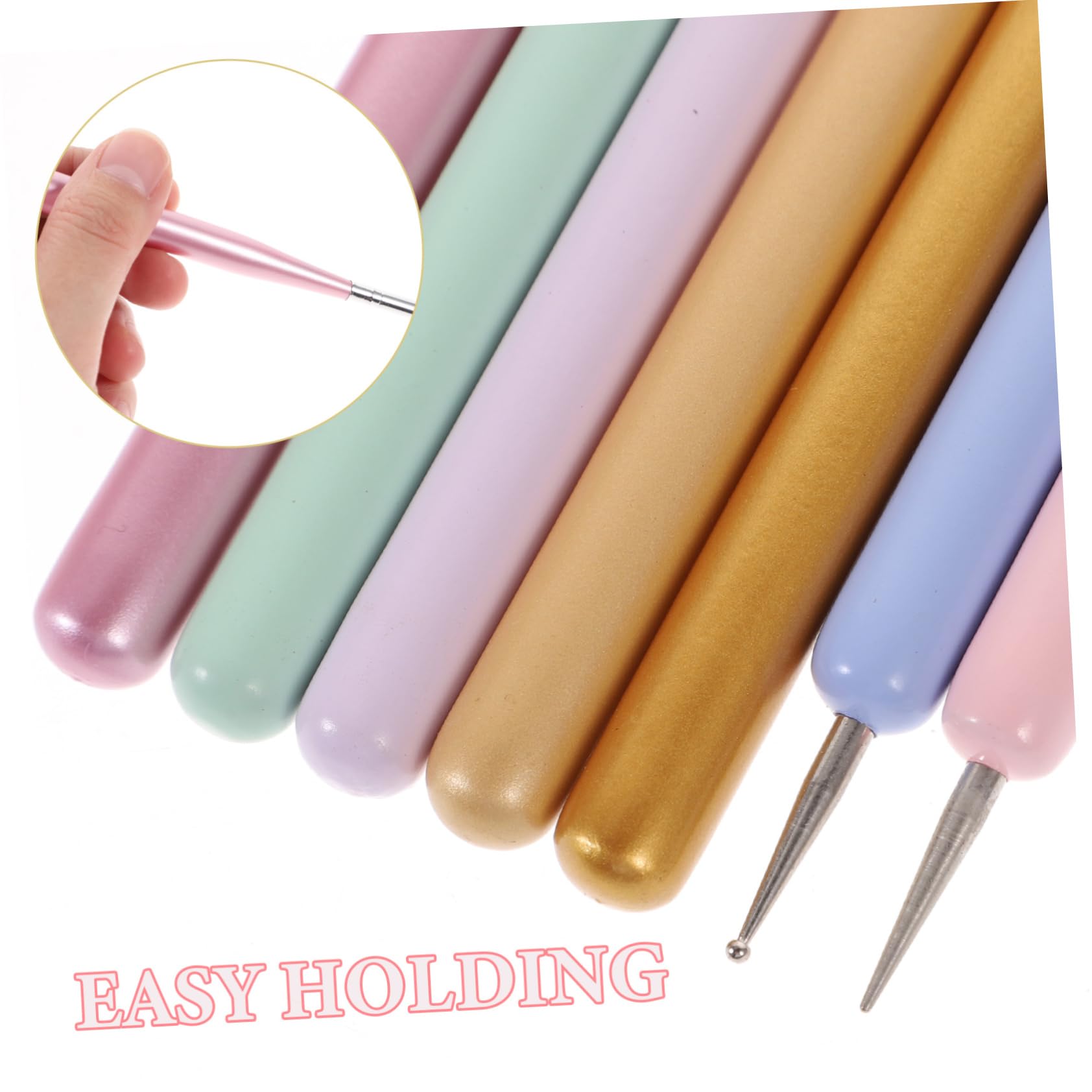 minkissy 35pezzi Pennelli Per Nail Art Pennelli Per Manicure Multiuso Con Manico Strumenti Per Decorazioni Unghie Perfetti Per Professionisti e Fai Da Te