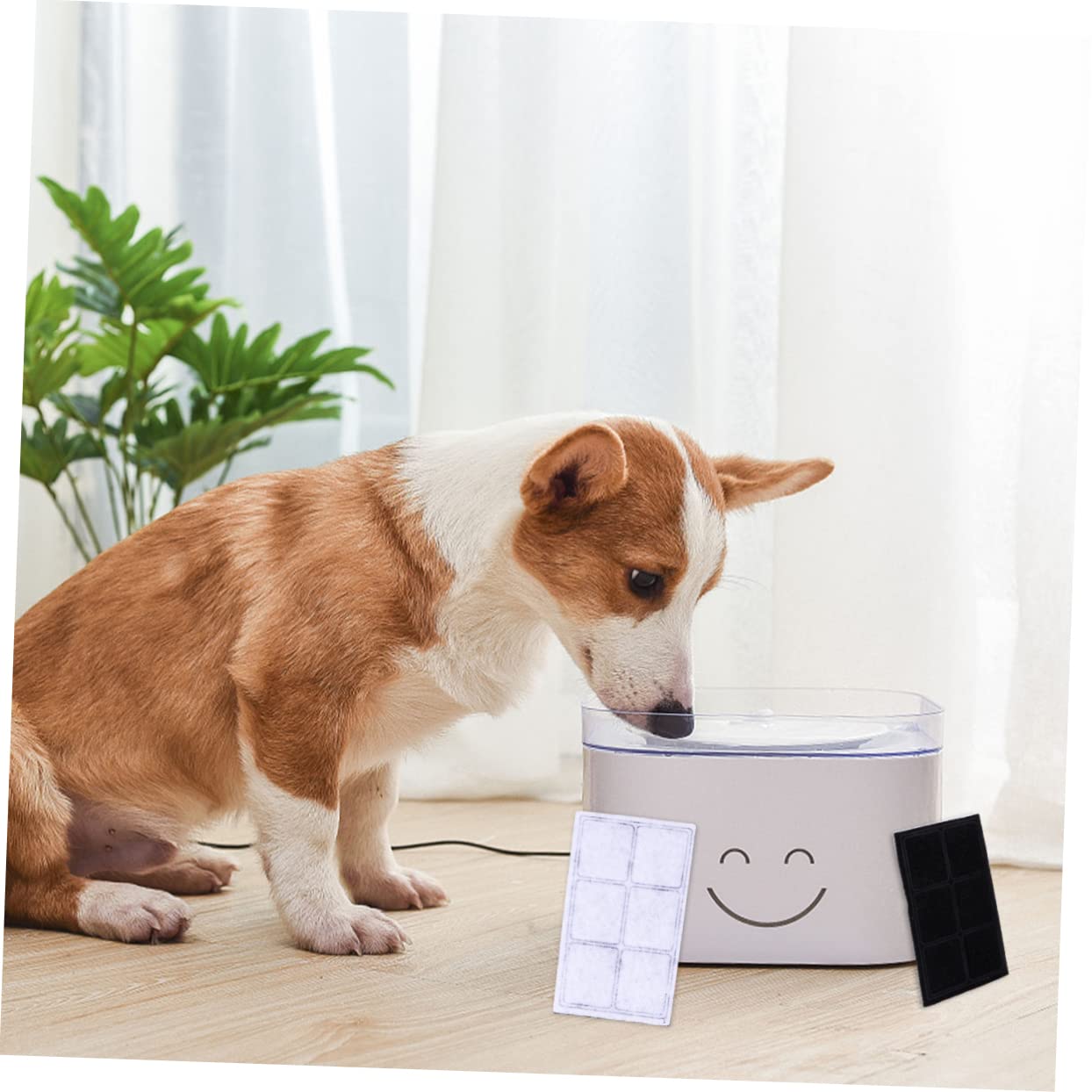 Beavorty 16stücke Pack Von Ersatzfiltern Für Haustierbrunnen Kompatibel System Aktivkohlefilter Für Sauberes Trinkwasser Für Katzen Und Hunde