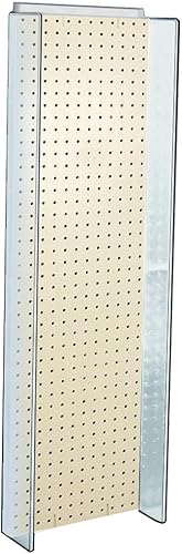Miniatura 10 de Azar 700350-GRE Pegboard Powerwing Display 13.75 pulgadas de ancho por 44 pulgadas de alto, color verde translúcido