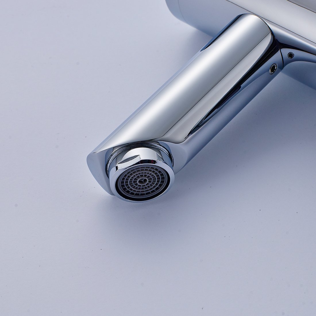 Aimadi Rubinetto Bagno per Lavandino Lavabo Ristorante Miscelatore Sensore Cromato