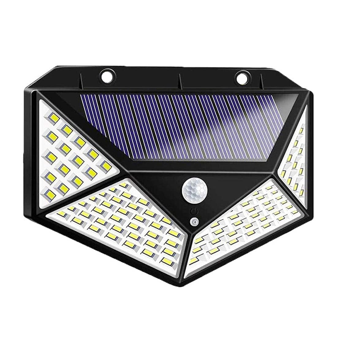 Zyqviro Outdoor Waterproof Bright Solar Lights 100 LED Motion Sensor Security Lamp for Wall, Patio, Garden, Landscape, Deck, Shed, Lawn, Home Black Pack of 1-image-20