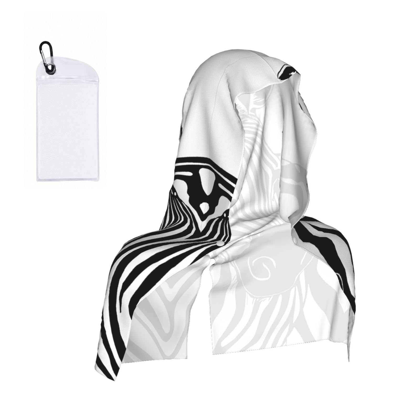 ZYJHYY Zebra Print Print Unisex Swimming Towel Practical Camping Towel Skin-Friendly Cooling Towel For Workout Training