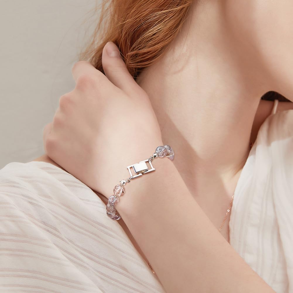 DICOSMETIC 10Pcs Fold Over Jewelry Clasp 925 Sterling Silver Plated Necklace Extension Clasps 0.69x0.41x0.16 Inch Brass Bracelet Extenders Small Fastener Extension Clasps for DIY Craft Jewelry Making - Image 6