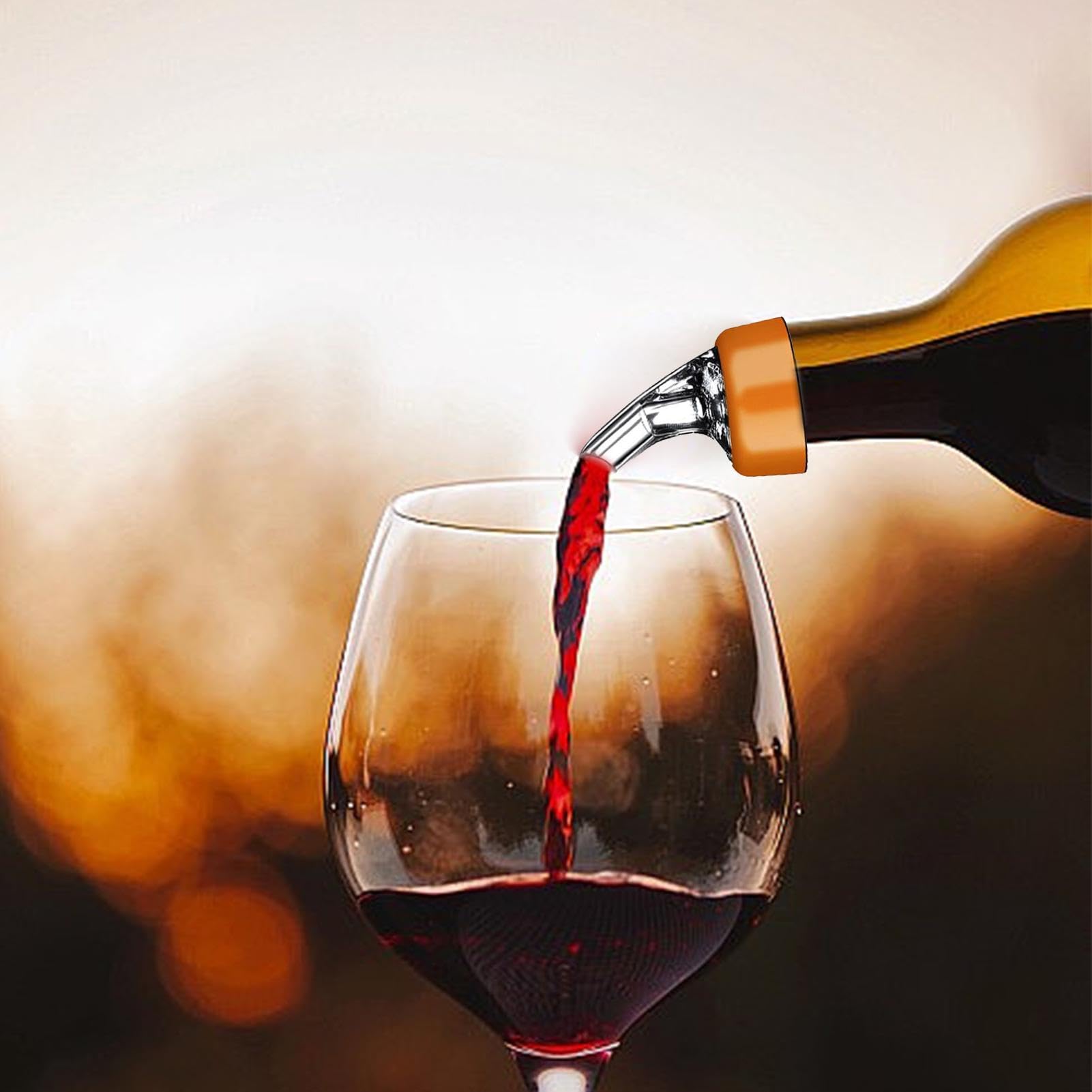 MIYUANGKJ Beccuccio per bottiglie da 2 cl, 5 pezzi, erogatore dosatore per bottiglie, erogatore universale per cocktail e liquori, per feste di vino