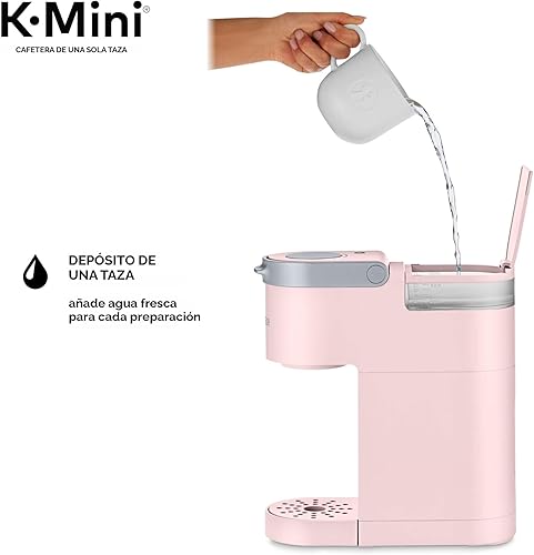 Miniatura 6 de Keurig K-Mini - Cafetera de cápsulas K-Cup de una sola porción, tamaño de 6 a 12 onzas, con almacenamiento de cable, perfecta para espacios