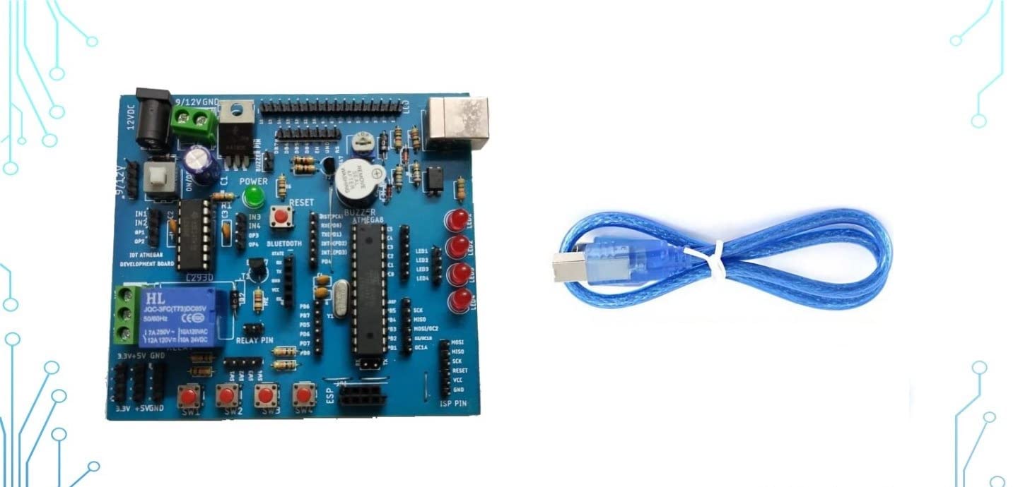 Embeddinators AVR ATMega8 Bootloader Development Board with USB Cable (B01N9J15Q9) Amazon Price History, Amazon Price Tracker