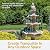 Sunnydaze Grand Courtyard 80-Inch 4-Tier Outdoor Water Fountain - Large Outdoor Water Feature for Garden, Patio or Yard - Earth