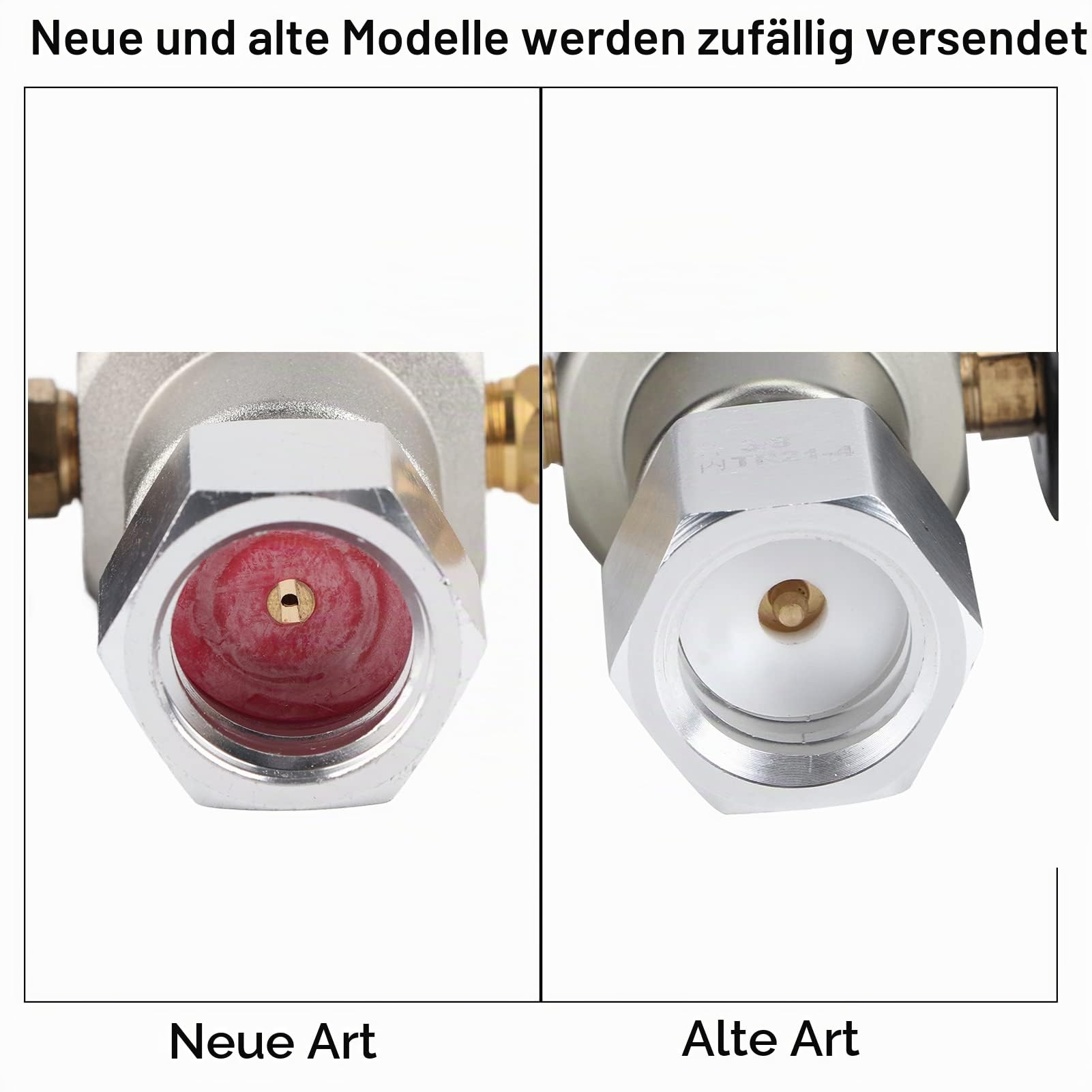 Zerone CO2-Fassladeregler, 2-in-1-Mini-CO2-Gasregler, Soda-Manometer mit Adapter 3/8 Zoll auf TR21.4 für