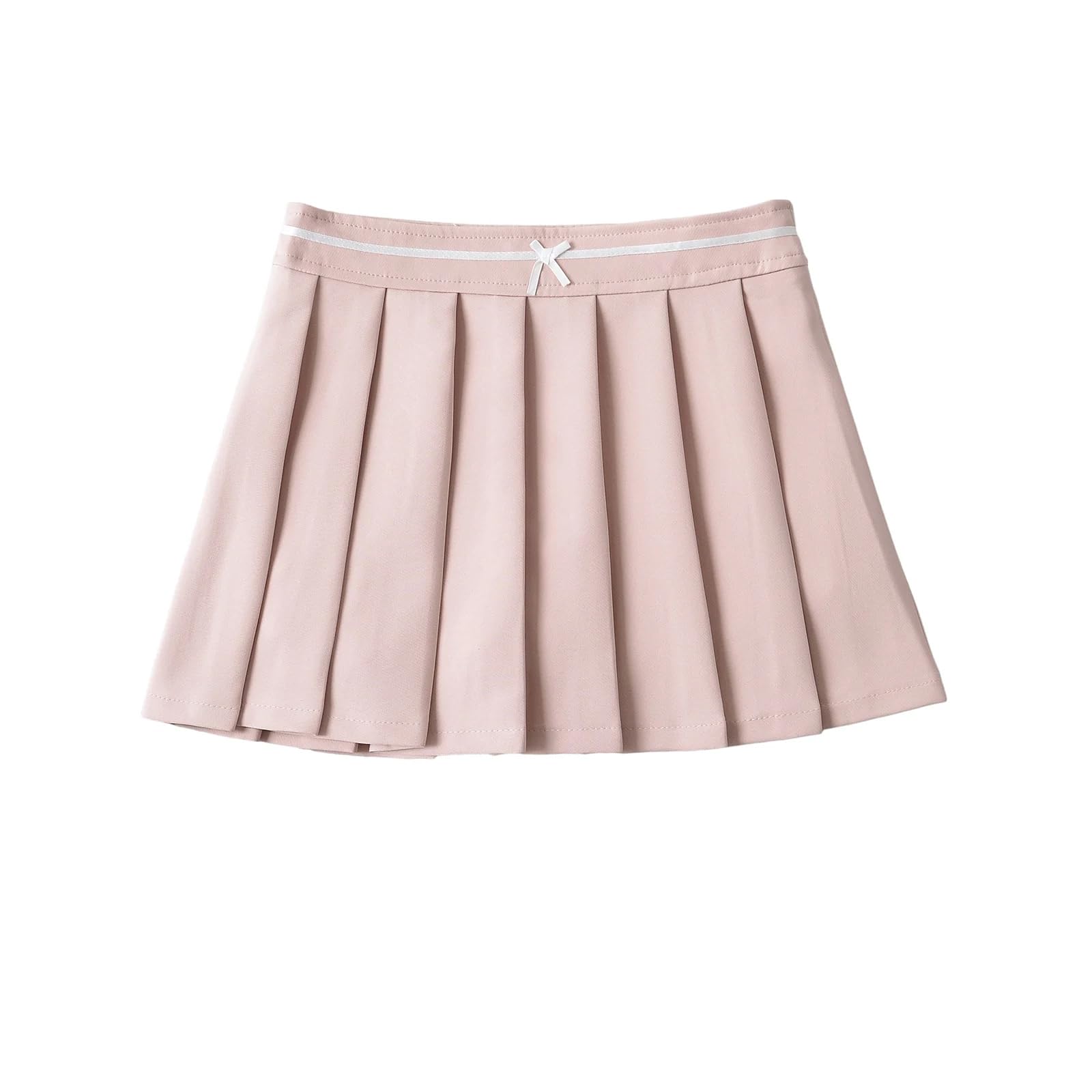 OFFSUM Faldas Cortas Mujer -Minifaldas Plisadas Vintage De Verano para Mujer, Ropa De Calle Sexi Sencilla, Elegante, Suave, Cómoda, con Cremallera, Vestido Acampanado, Ropa De Fiesta Ajustada