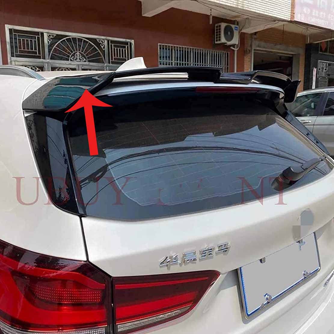 do BMW X1 2016 2017 2018 2019 2020, ABS Tylny bagażnik Stabilność Zderzak Tylny Zderzak Tylna Klapa Okno Dachowe Lip Tailfin Dekoracja Modyfikacja Auto