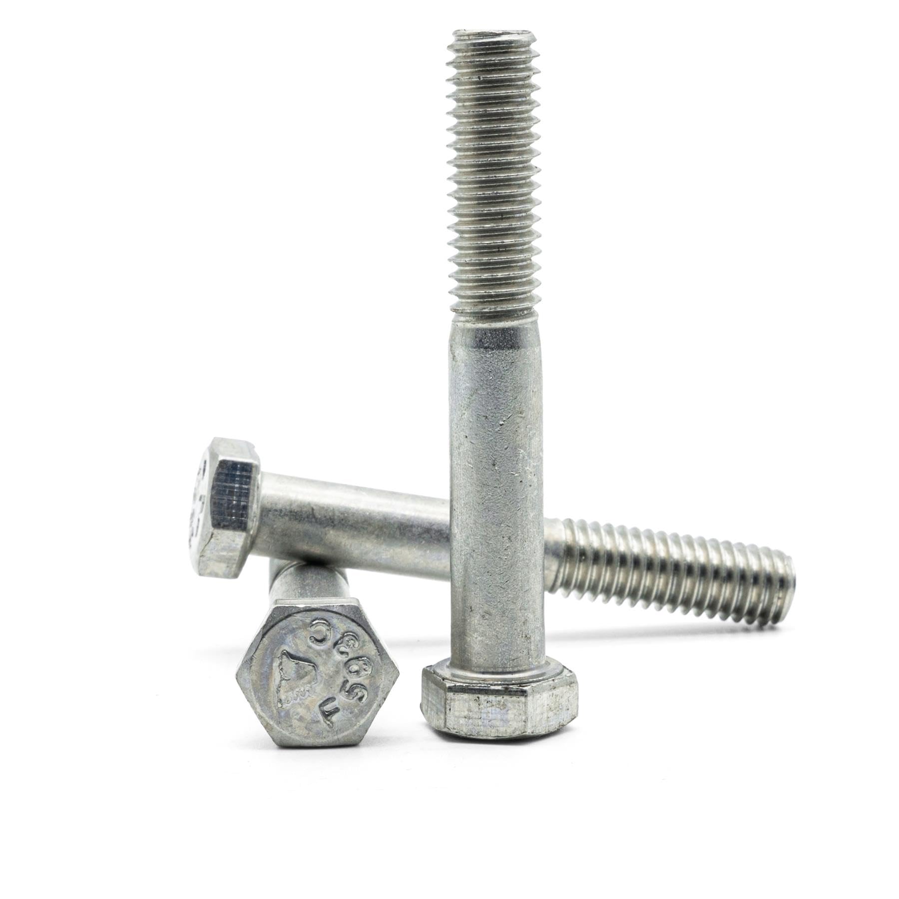 Hippo Hardware 3/8" X 3.3/4" TPI 16 UNC Hex Head Bolts Hexagon Set Screws Imperial Inch A2 Stainless Steel (Pack of 30)