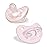 Chicco PhysioForma Silicone Orthodontic Pacifier, 0-6m | 100% Soft Silicone | Supports Breathing & Oral Development | Satin-Textured Nipple | Includes Sterilizing Case | BPA Free | Pink, 2pk