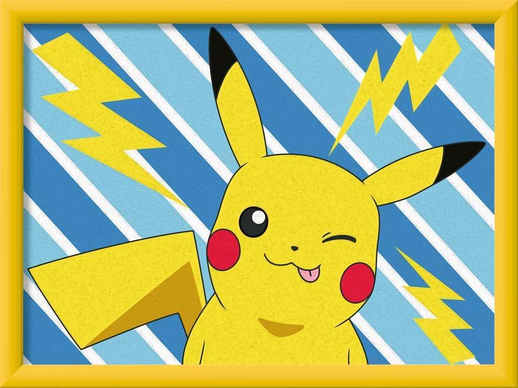 Ravensburger CreArt, Malen nach Zahlen Children's Pokémon - Freches Pikachu