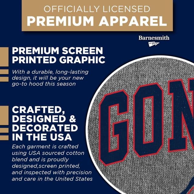 Barnesmith Hooded Sweatshirt, Unisex, Cotton/Poly Blend, Heritage Logo - Image 4