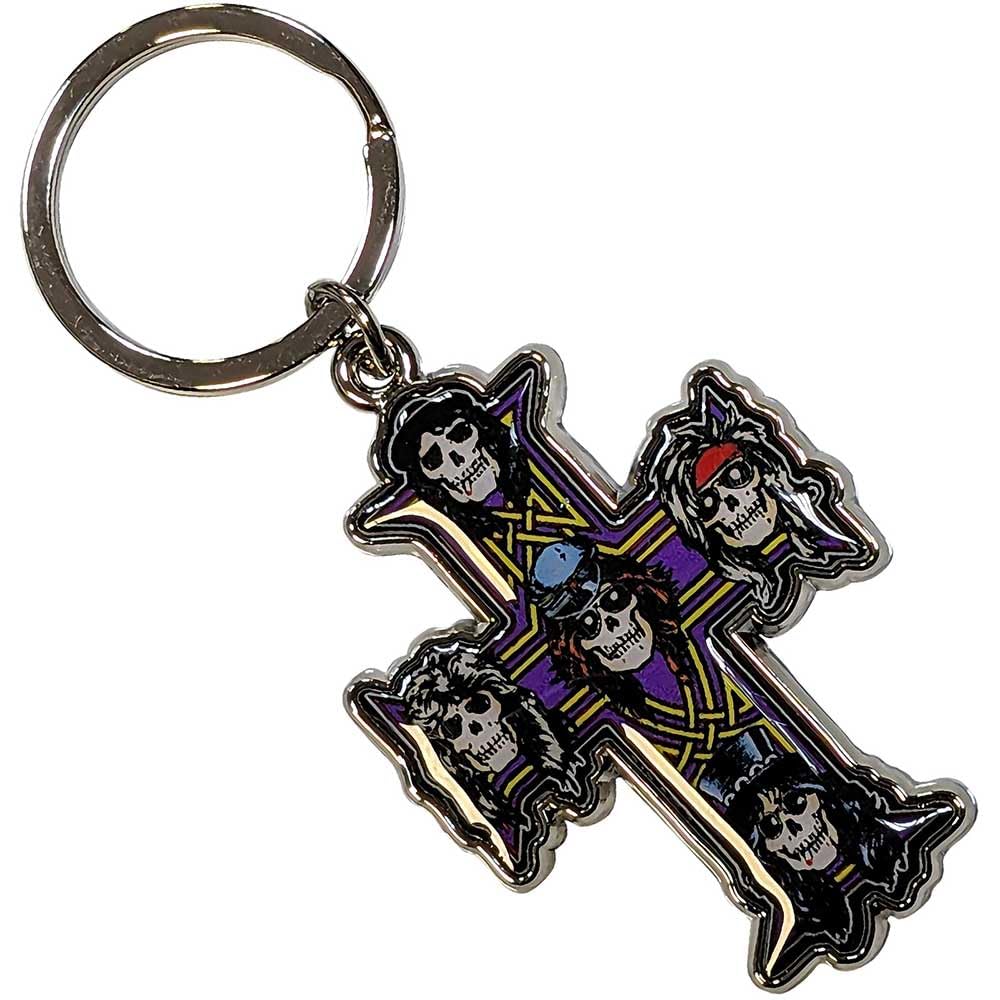 Guns N' Roses Keyring Keychain Appetite for destruction Official metal One Size