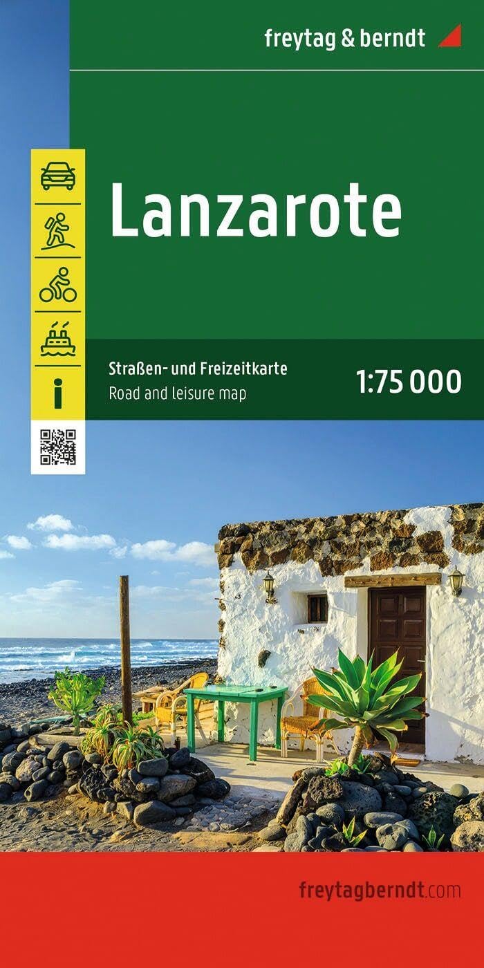 Lanzarote: Straßen- und Freizeitkarte