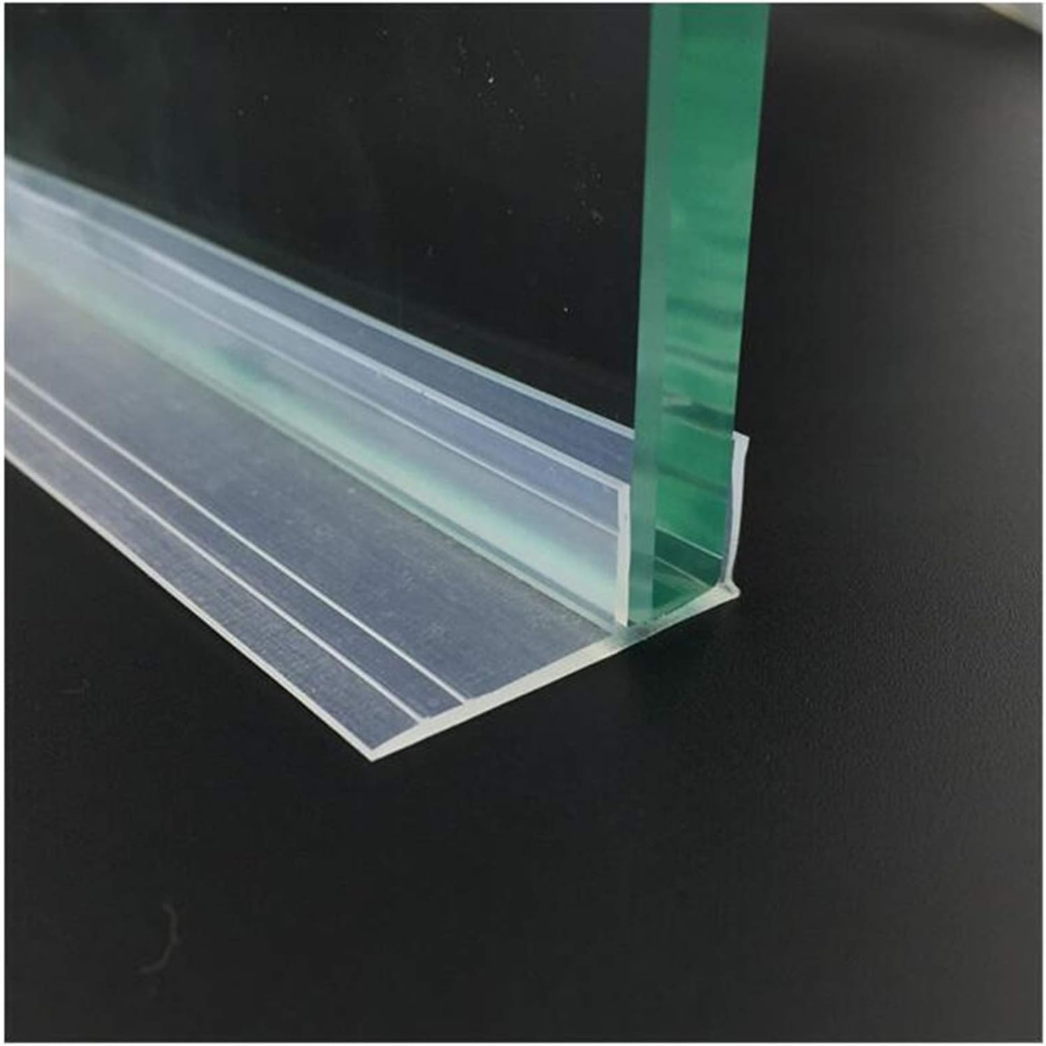 Lueao Cqinju-Shower Seal 3 Meters F/h Silicone Rubber Shower Room Door Window Glass Seal Strip, Easy to Install (Color : F12 x 3 Meters)