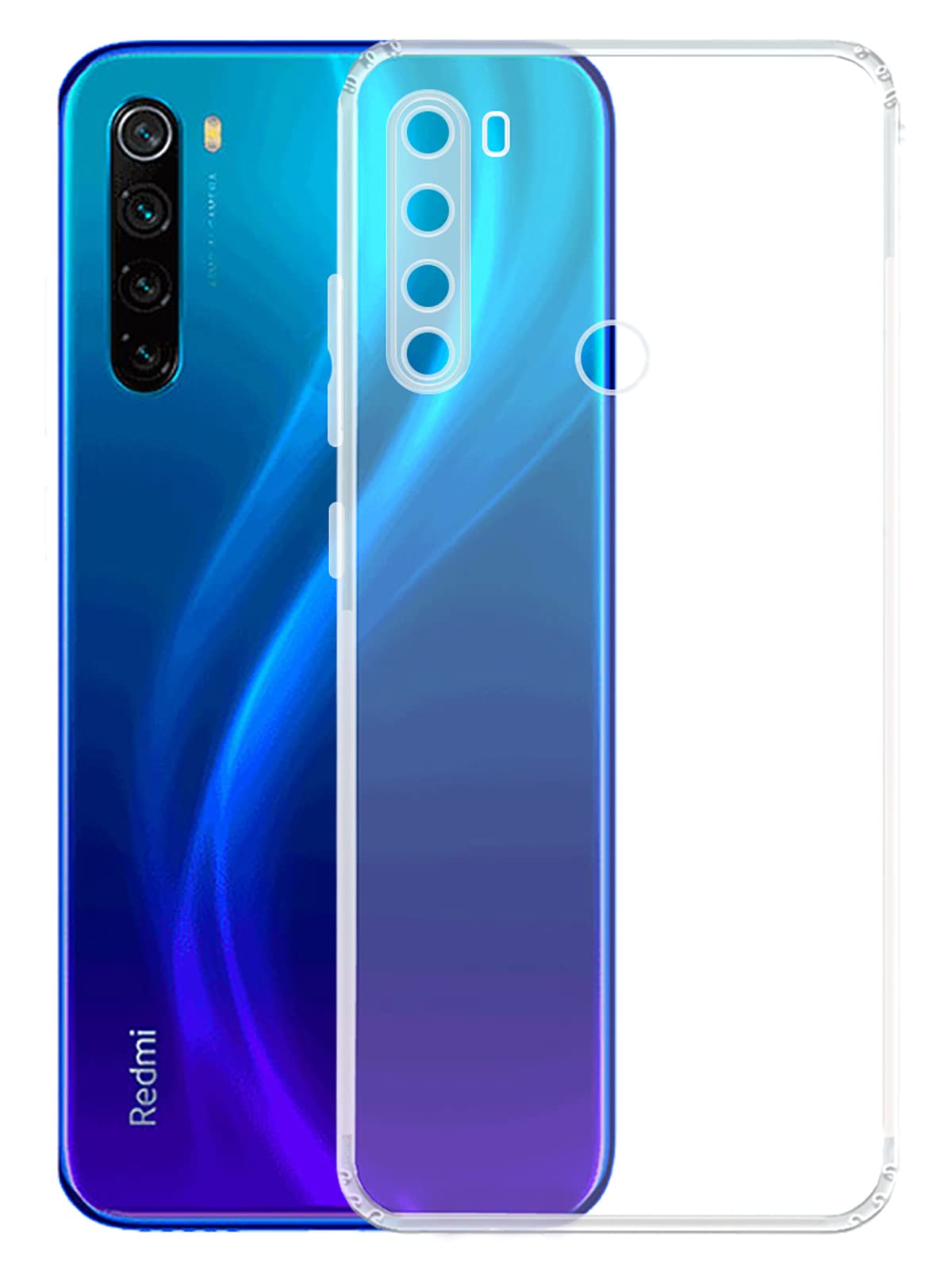 YOFO Rubber Full Protection Back Cover for MI Redmi Note 8 (Transparent) Shockproof (B08192ZTC7) Amazon Price History, Amazon Price Tracker