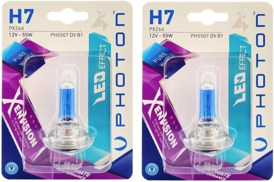 Photon H7 12v 55w Xen Vision Beyaz Işık Ampül Takımı (2 Adet)