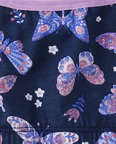 The Children's Place,Cotton Bralette Adjustable Strap 5-Pack,BRIGHT PINK | CAPRI BLUE | COOL FLIES_TIDAL | DAY DREAMER | LOVELY LAVENDER | OMBRE LEOPARD_TIDAL,Medium (7/8)2