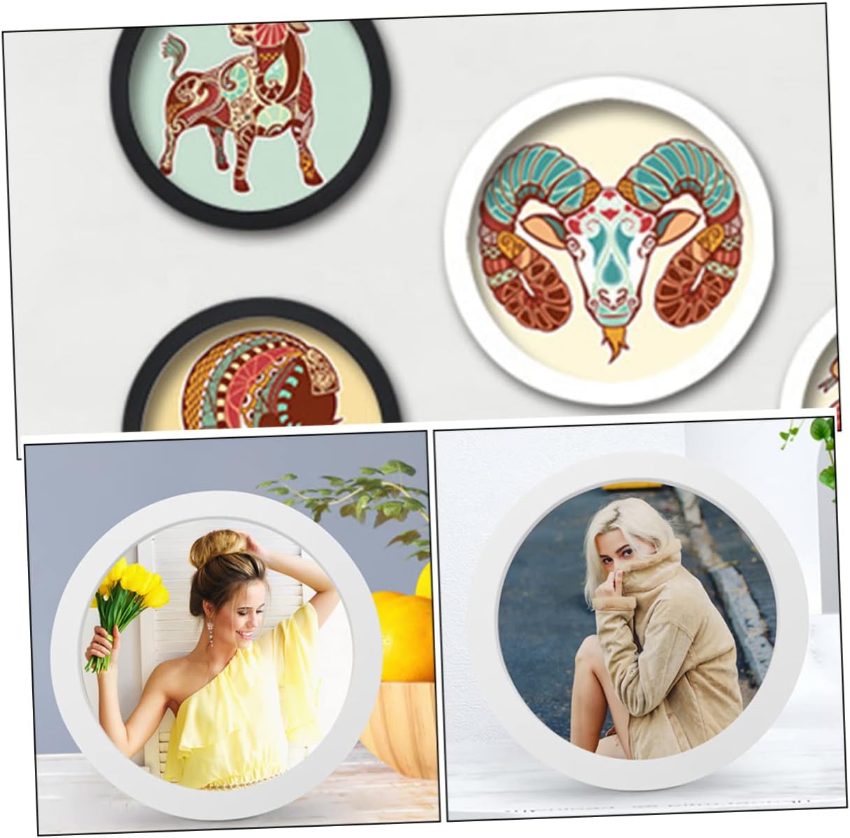 Embroidery Hoops Cross Stitch Frame Circle Diy Artwork Holder Quilting Stand Elegant Present for Occasion