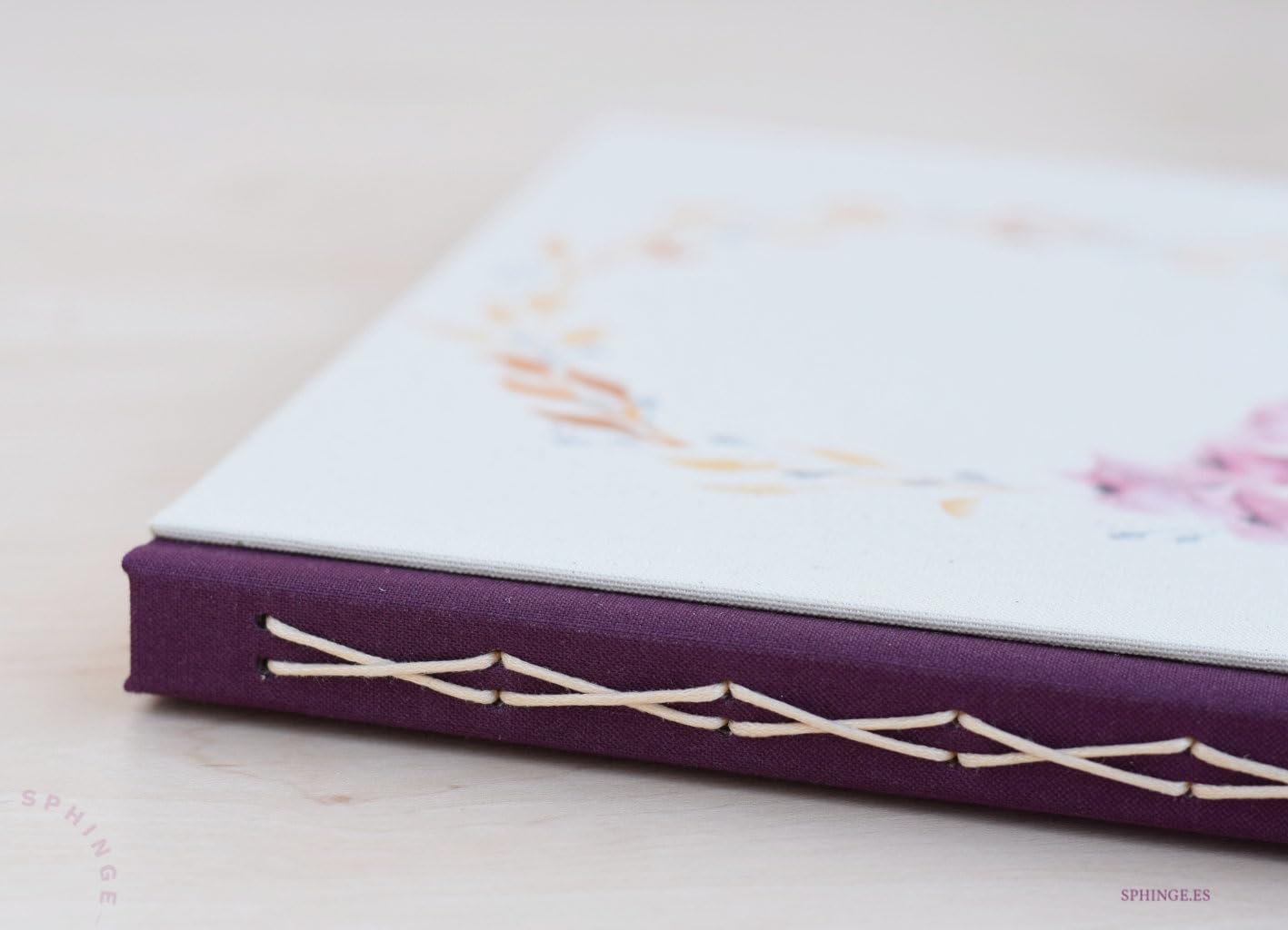 Sphinge Libro de firmas Personalizado para Bodas | Portada + 1ª Página Tapa Dura A5 o A4 | 40 Hojas 80 páginas Papel Blanco 120g | Libro de Invitados Testigos