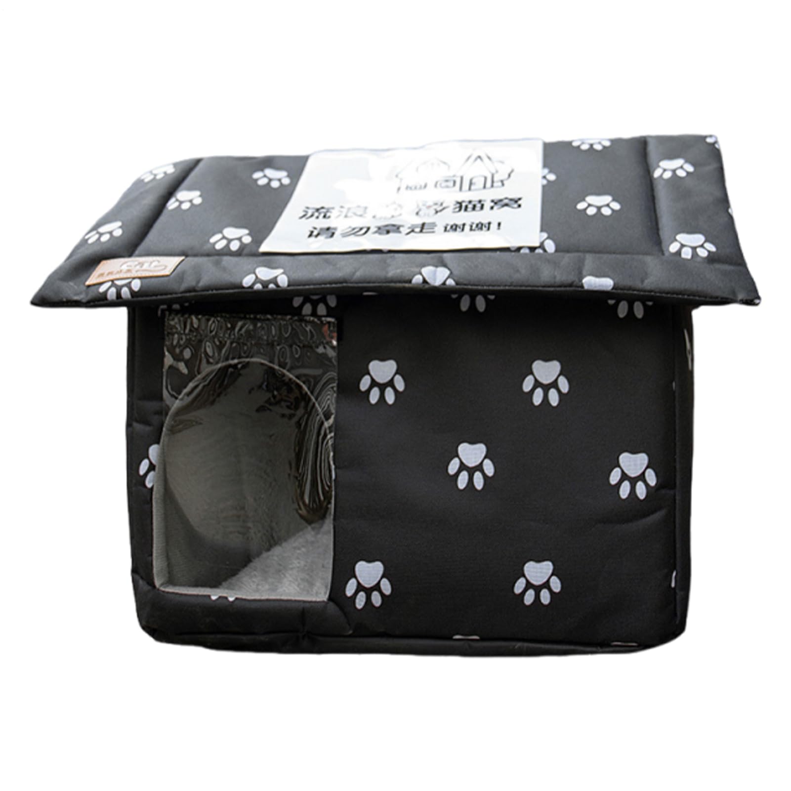 Maison pour chat extérieur étanche et pliable pour jardin