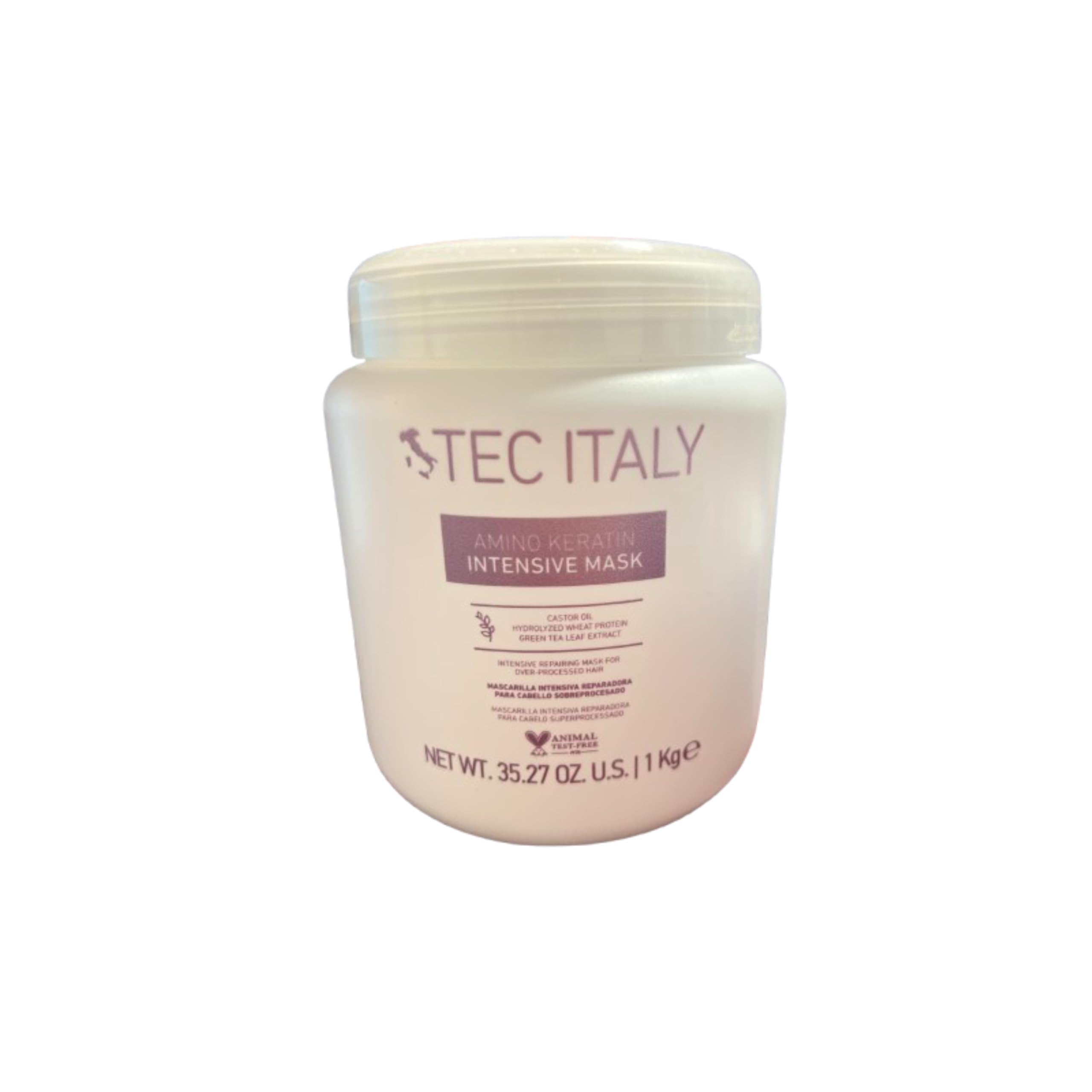 Tec Italy Amino Keratin Intensive Mask 35.27 oz1/Kg - Free Starry Lip plumping Gloss 10ml