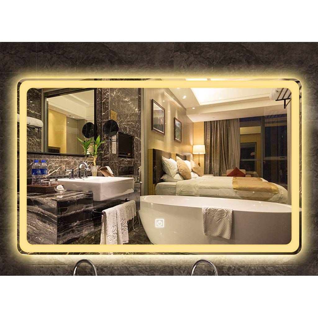 Specchio Trucco Specchio per Trucco Specchio Appeso Senza Cornice,Specchio per Trucco Bagno Antiappannamento Specchio per Trucco Appeso Rettangolo Verticale O Orizzontale Specchi per Trucco A Parete