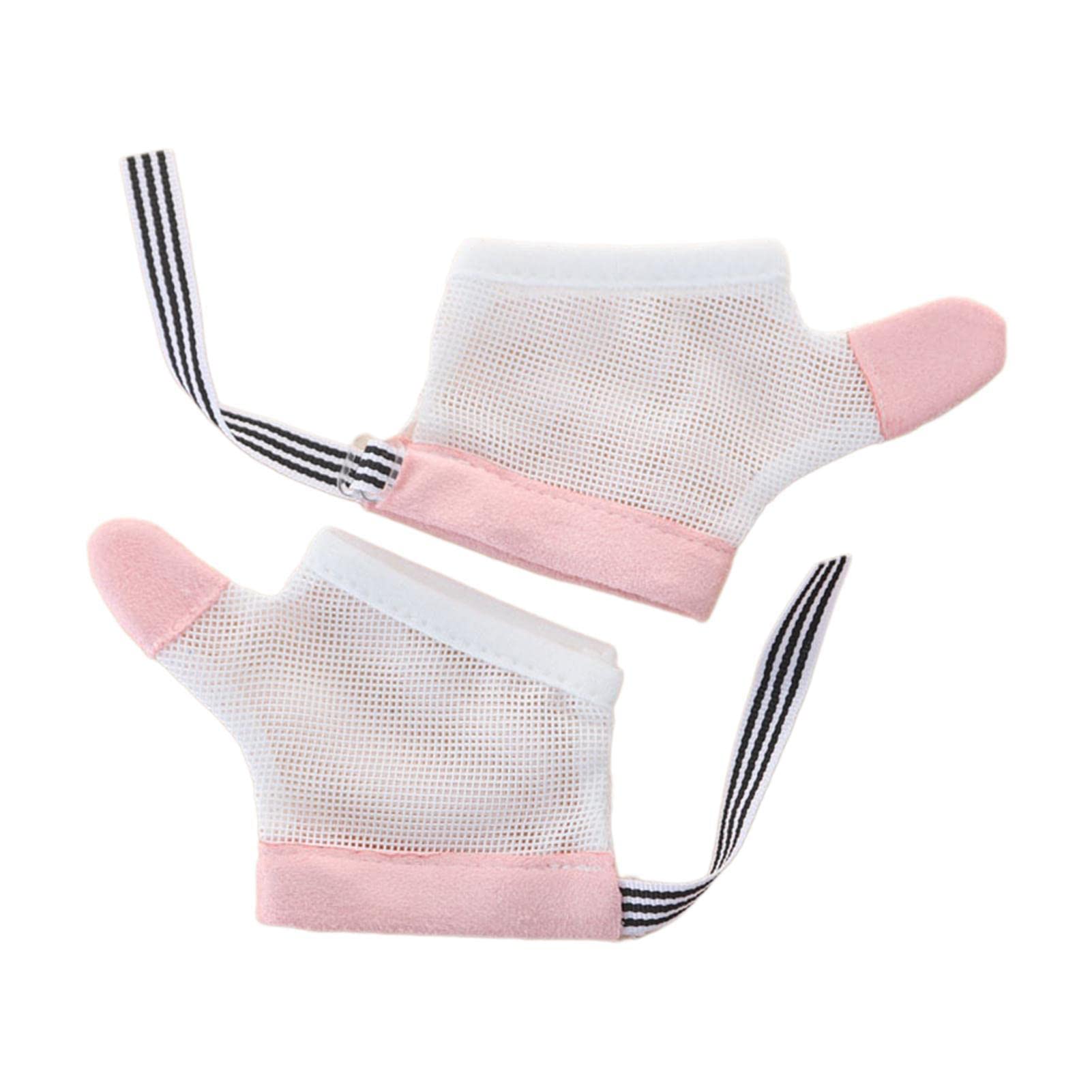 Rianpesn Thumb - Pink Thumb Guard For Thumb Sucking | 1 Pair Adjustable Stop Thumb Sucking | Thumb Sucker Stopper And Thumb Sucking Guard, Finger Guard For Baby