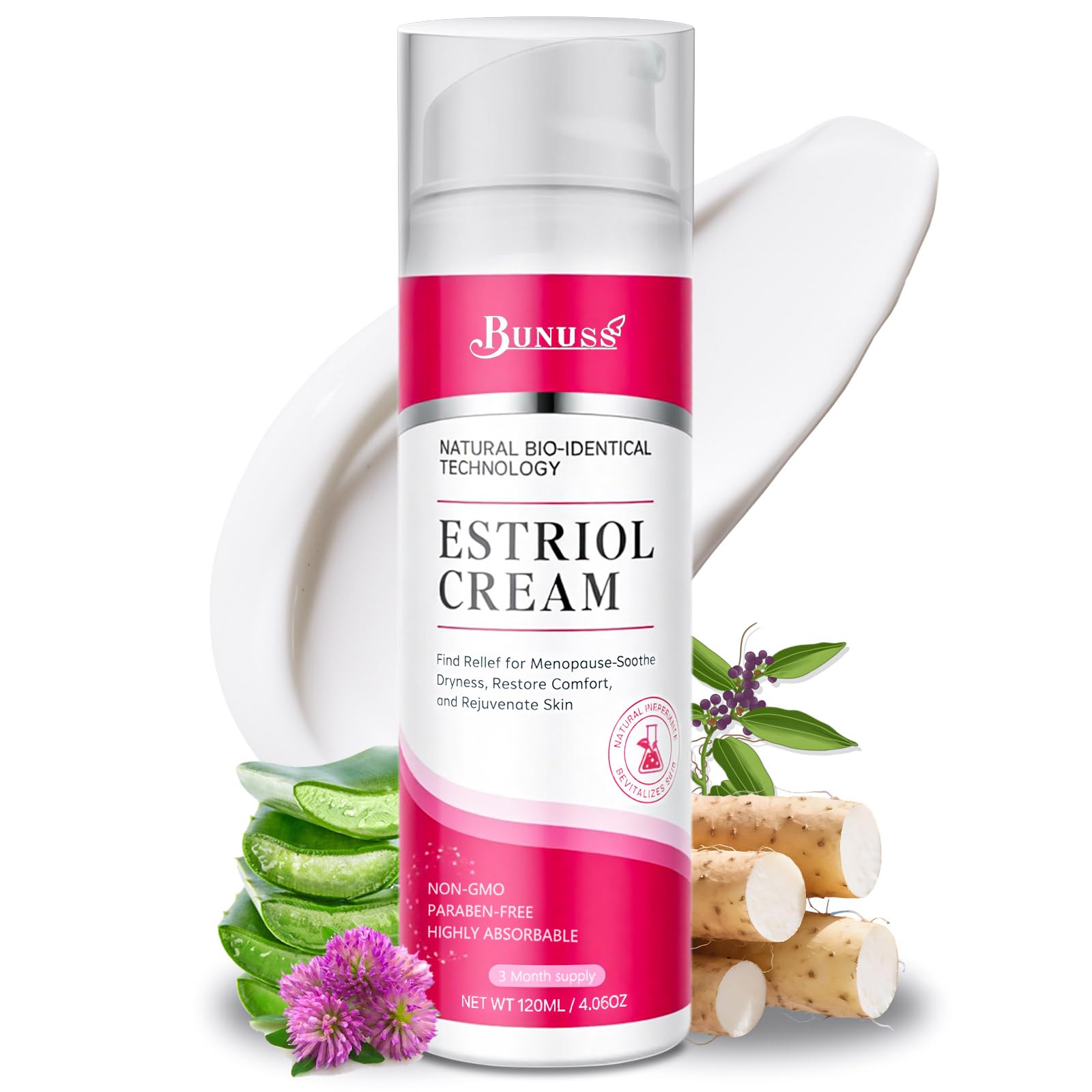 Amazon.com: BUNUSS Estriol Face Cream for Women: Natural